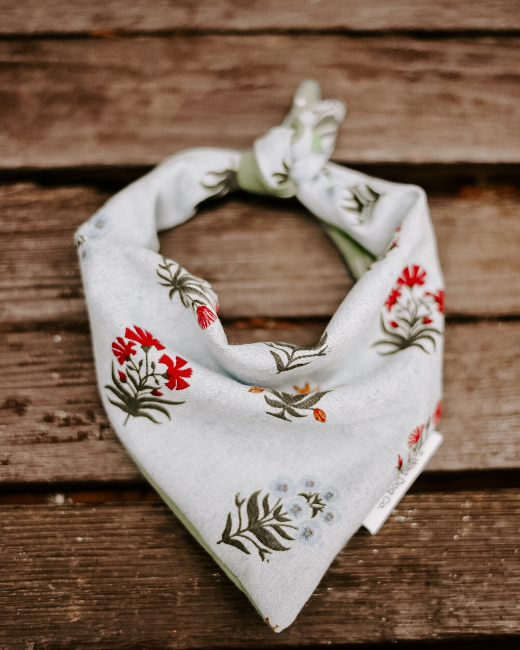 Reversible Dog Bandana “Florist”