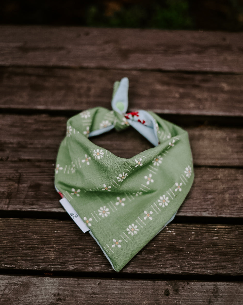 Reversible Dog Bandana “Florist”