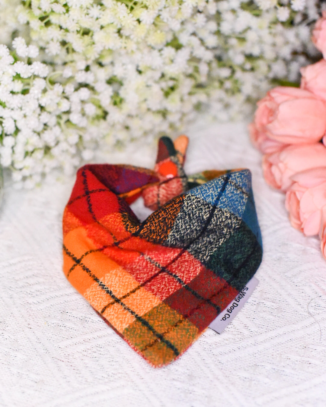 Colorful Minimalist Dog Bandana