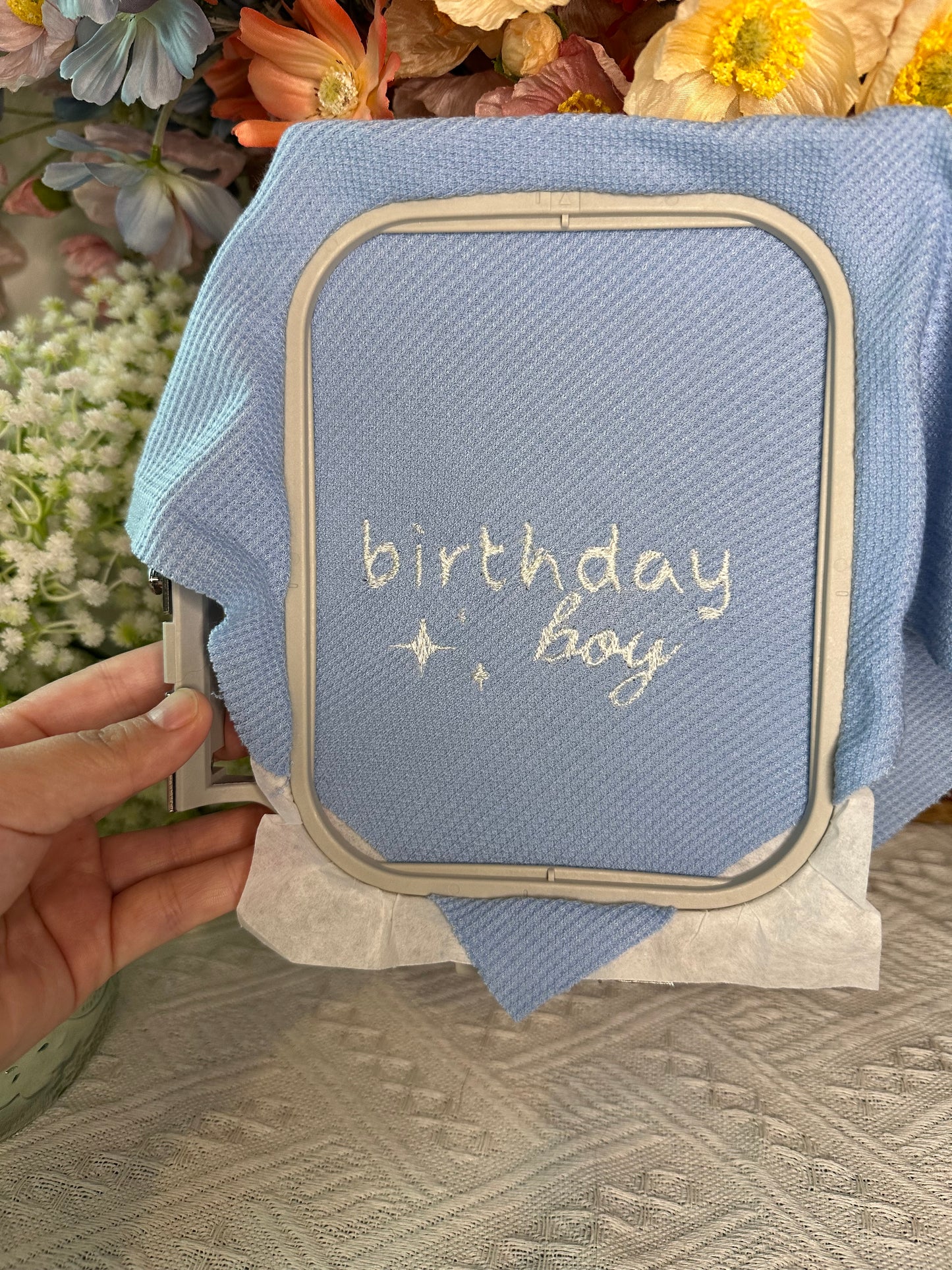 Embroidered “ BIRTHDAY” Dog Bandana