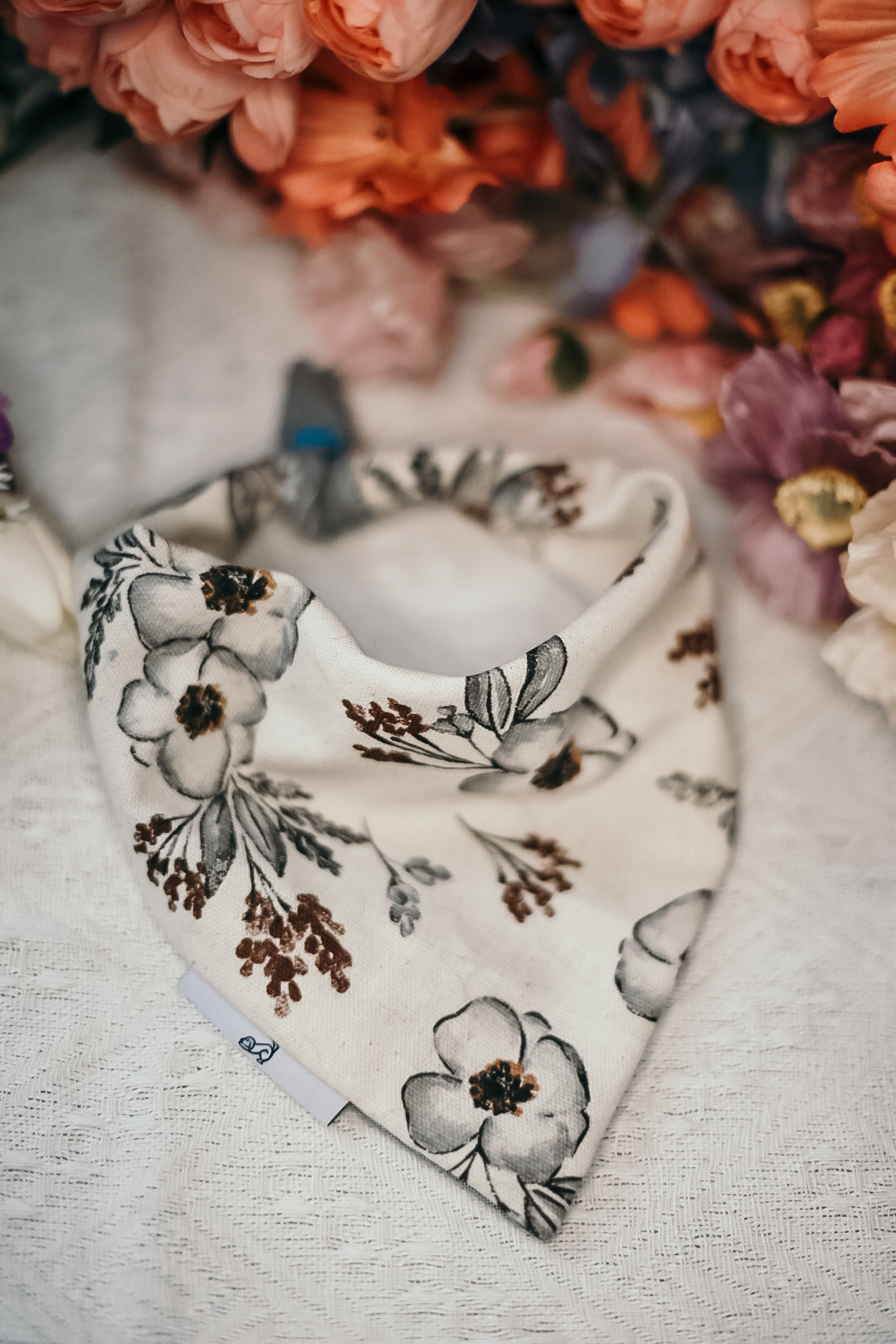 Reversible Floral Dog Bandana “The Jewels”