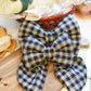 Harvest Plaid - Over The Collar Dog Bow