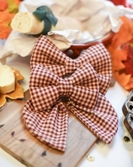 Maple Grove - Over the collar Dog bow