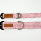 Pink Abstract Nezuko Print Water Resistant Dog Collar