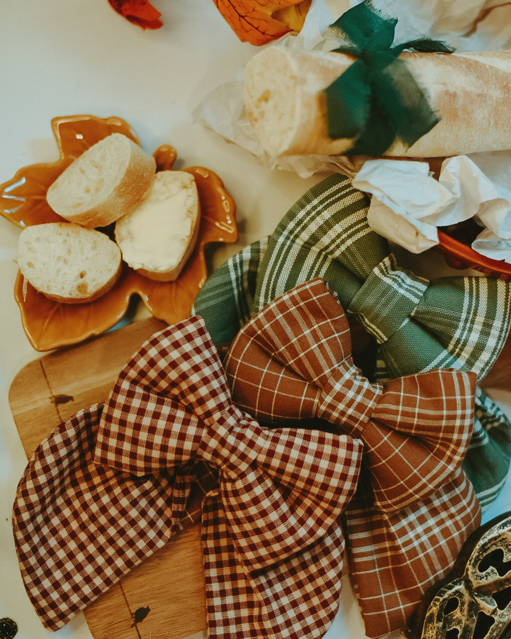 Forest Charm - Over The Collar Dog Bow
