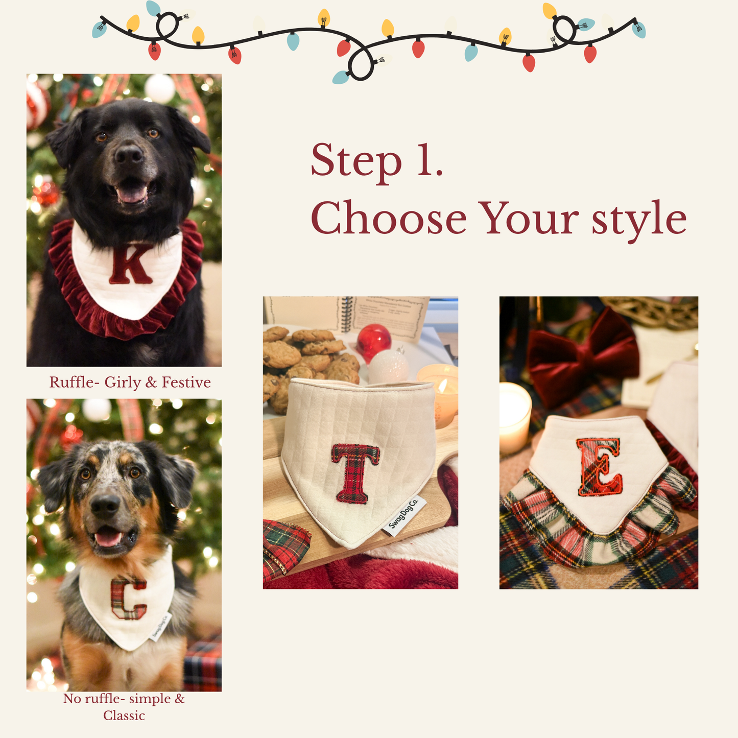 Custom Holiday Bandana