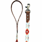 White Aztec Hybrid Biothane Leash