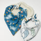 Shark and Doodles Reversible Dog Bandana
