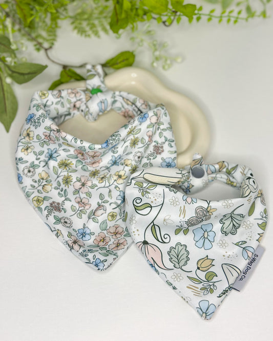 Ditsy Floral Reversible Dog Bandana