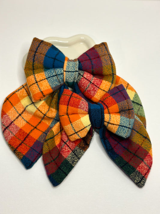 Minimal Colorful Dog Bow