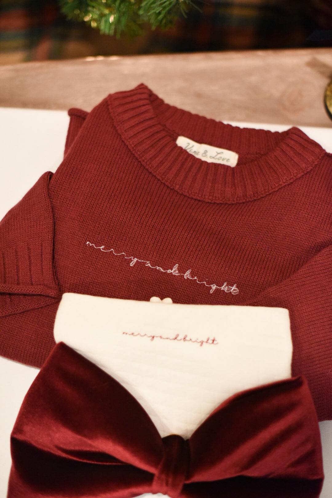 Merry and Bright - holiday sweater