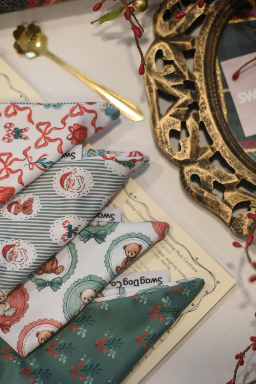 Tidings and Teddy Dog Bandana