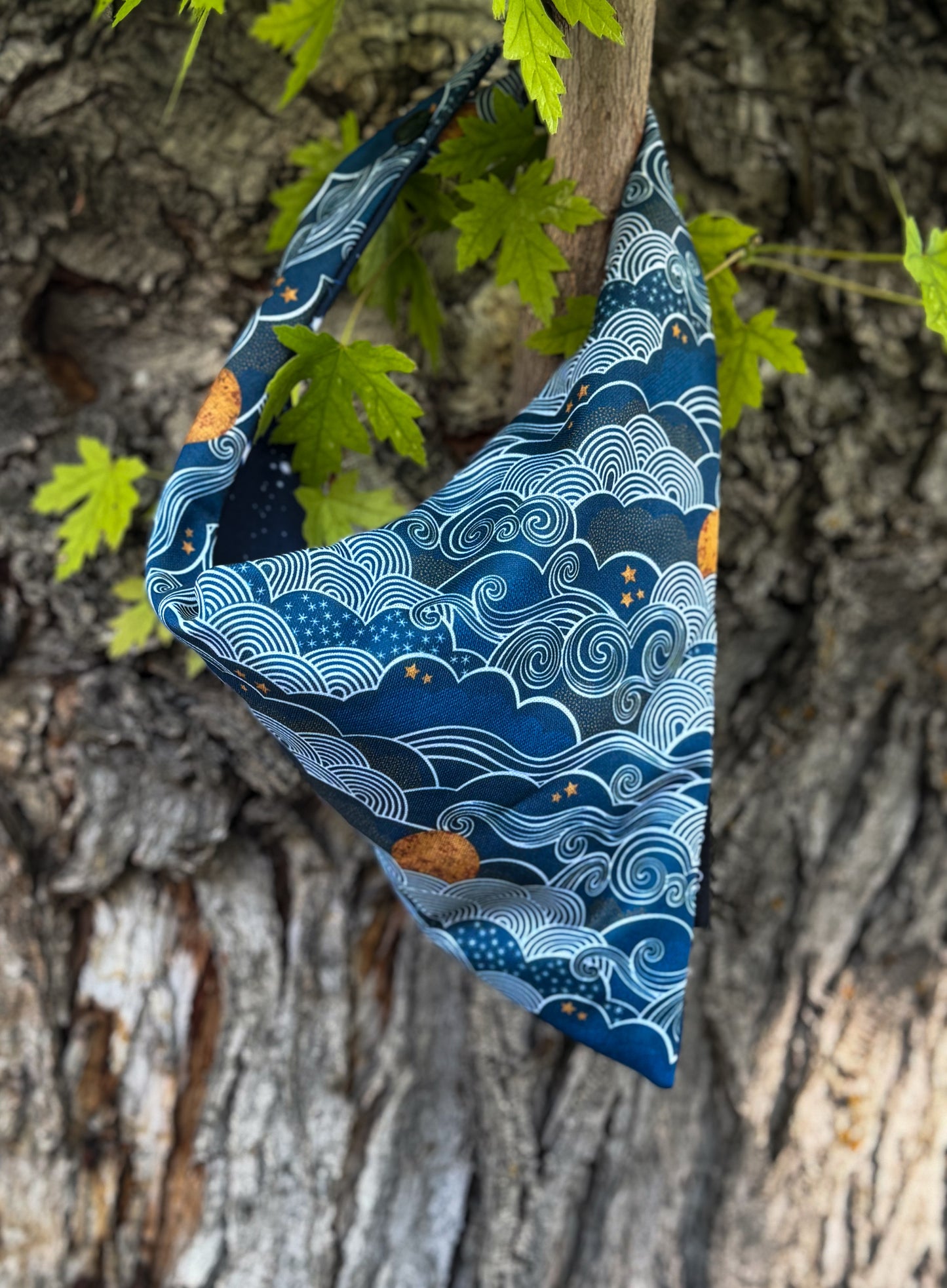 STARLIT SUMMIT Cooling and reversible Dog Bandana