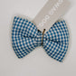 Blue Gingham Bow