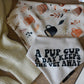 Coffee/Pup Cup Dog bandana